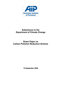  AIP Response to CPRS Green Paper