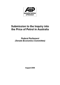 Submission to the Senate Petrol Price Inquiry