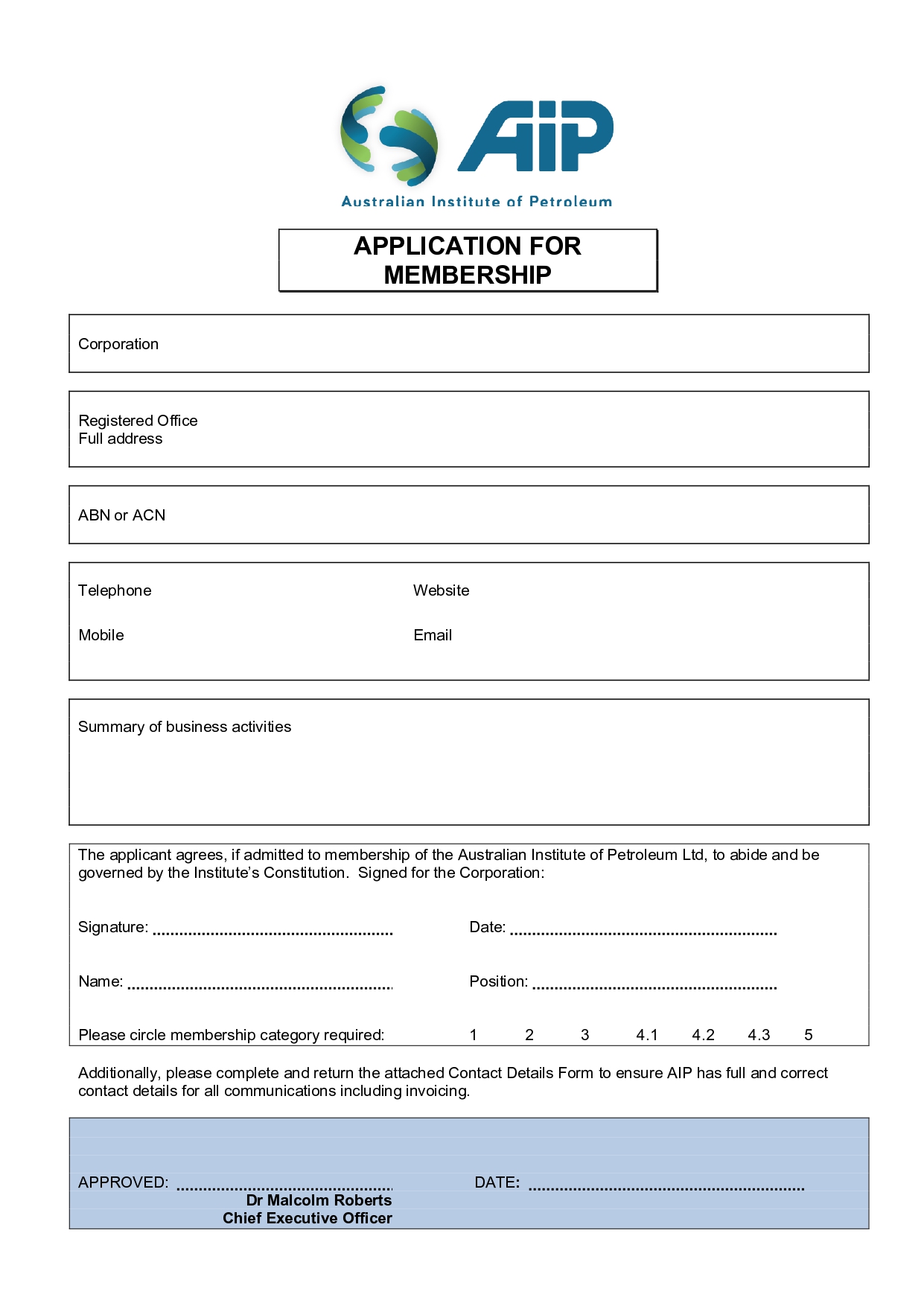 Membership Form 2024