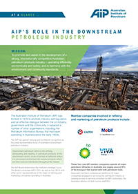 AIP role in the Downstream Petroleum Industry