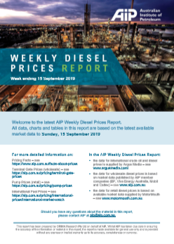 Weekly Diesel Report