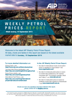 Weekly prices report