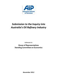 Inquiry into Australia Oil Refinery Industry 2012
