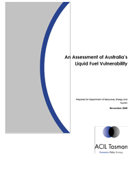 Liquid fuels vulnerability assessment