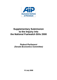 AIP Submission 2 - Senate Inquiry into National Fuelwatch Bills