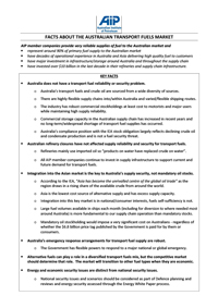 Facts about the Australian Transport Fuels Market_2015