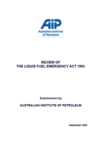 Submission on the Review of the LFE Act 1984