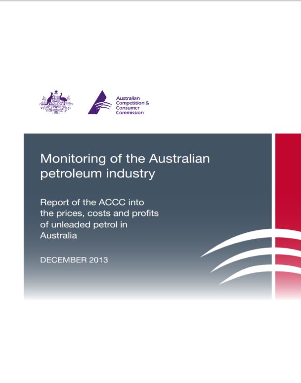 ACCC Formal Price Monitoring Report (December 2013) – Sixth Report
