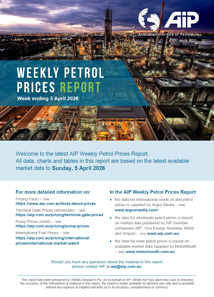 Weekly Petrol Prices Report - 5 April 2026
