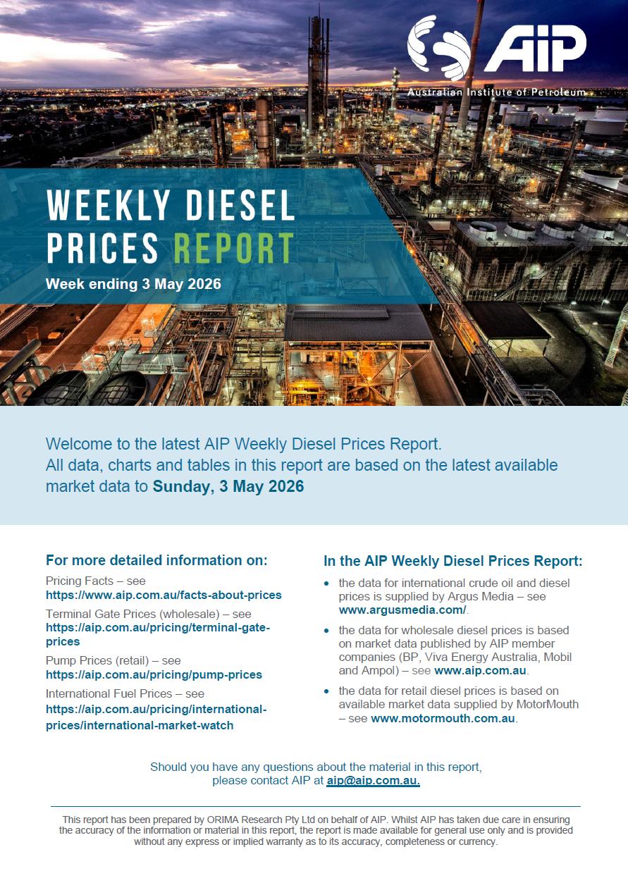 Weekly Diesel Prices Report - 3 May 2026