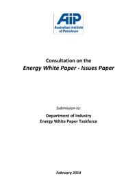 AIP Submission - EWP Issues Paper