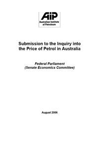 AIP Submission to the Senate Petrol Price Inquiry