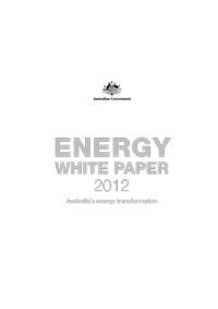 Energy White Paper