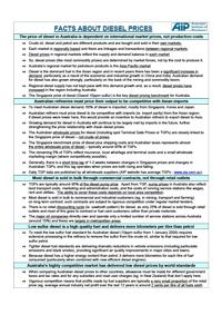 Facts About Diesel Prices