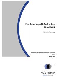 Petroleum Import Infrastructure in Australia